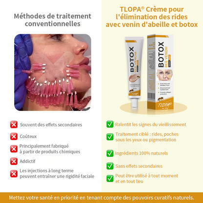 🎄 Offre spéciale de saison : –60 % sur la crème TLOPA® Botox Bee Venom pour une peau plus ferme et liftée 🐝✨