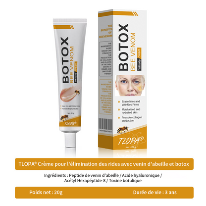 🎄 Offre spéciale de saison : –60 % sur la crème TLOPA® Botox Bee Venom pour une peau plus ferme et liftée 🐝✨