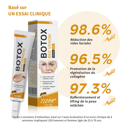 🎄 Offre spéciale de saison : –60 % sur la crème TLOPA® Botox Bee Venom pour une peau plus ferme et liftée 🐝✨
