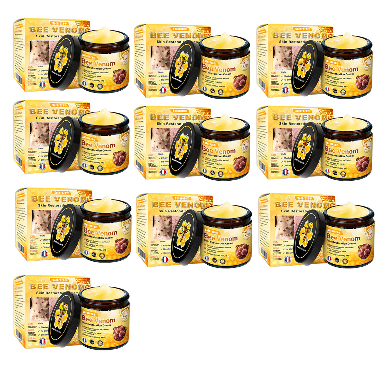 10 Pots €6.9 / l'unité (🎁 Pack Familial 🎁)