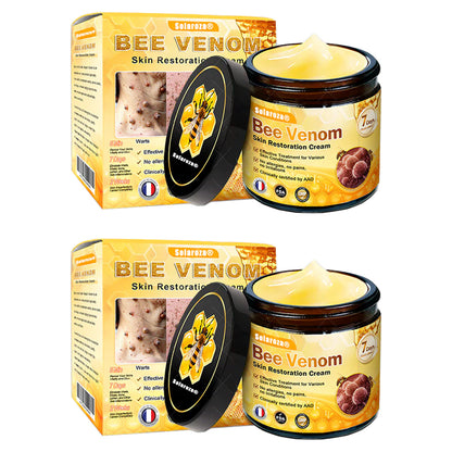 Fabriqué et expédié depuis la France 🇫🇷 ✨ Crème régénératrice au venin d'abeille Solaroza® Puissant anti-âge. Respectueux des abeilles. ⏰ DERNIER JOUR -80% 💖